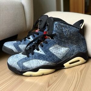 Nike Air Jordan 6 VI Retro Washed Denim Size 8.5